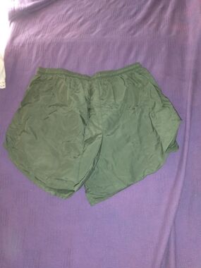 Olive Green Athletic Shorts